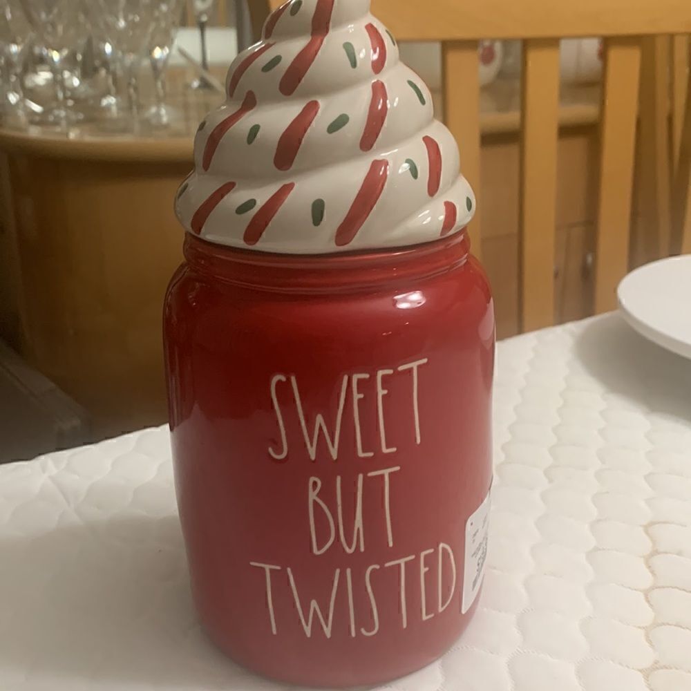 Rae Dunn Sweet And Twisted Canister